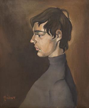 Zoltán Gábor_Sven (Sven Potroško)_1977_olje-platno_60x49,5cm